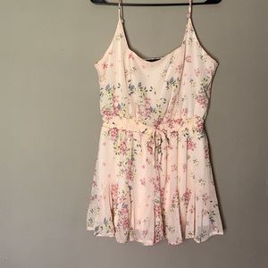 Pale Pink Floral Romper